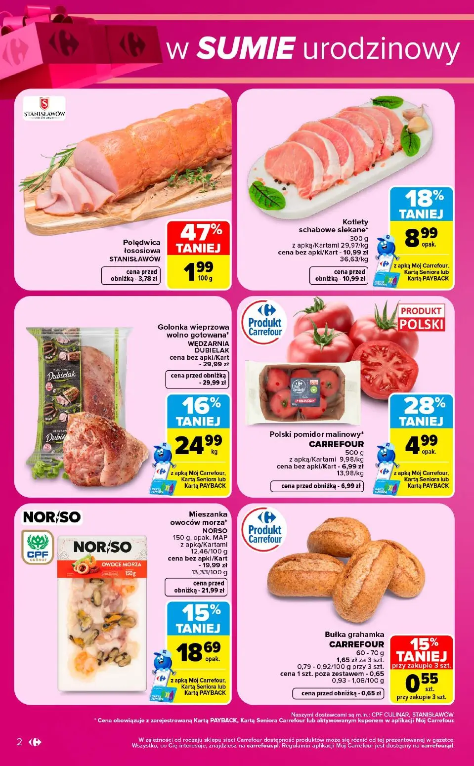gazetka promocyjna Carrefour Market Urodzinowy weekend okazji - Strona 2