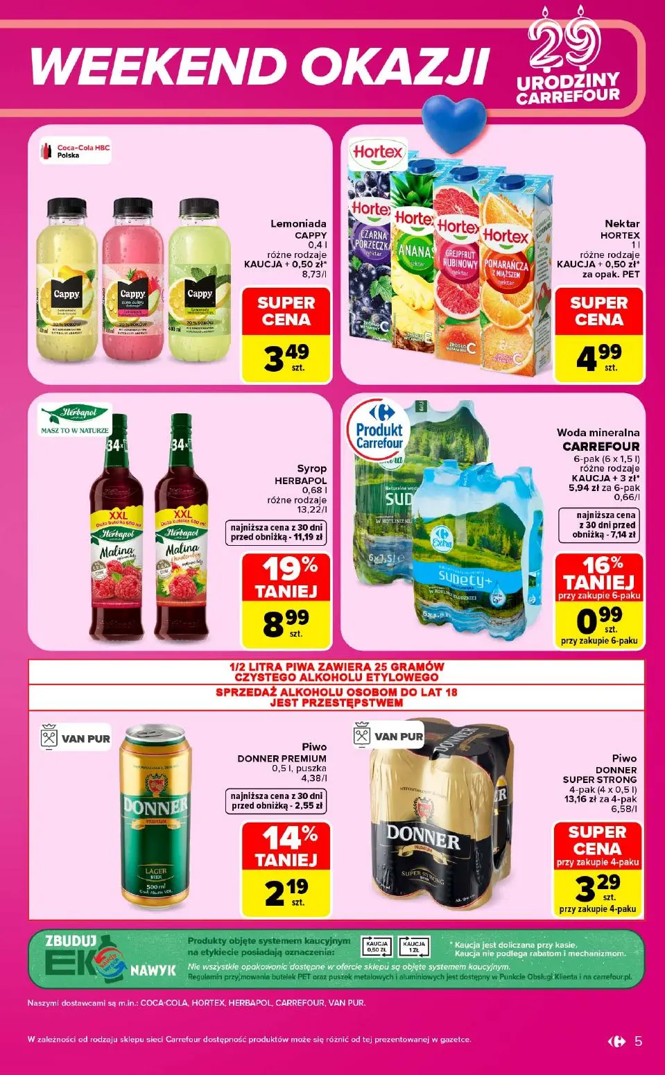 gazetka promocyjna Carrefour Urodzinowy weekend okazji - Strona 5