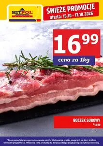 Gazetka promocyjna Hitpol, ważna od 2026-10-15 do 2026-10-17.