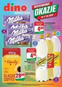 Gazetka promocyjna dino, ważna od 2026-10-16 do 2026-10-17.
