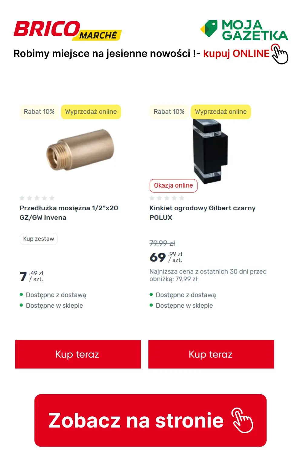 gazetka promocyjna BRICOMARCHE Robimy miejsce na jesienne nowości! - Strona 2