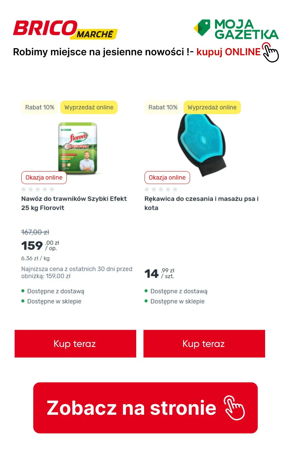 gazetka promocyjna BRICOMARCHE Robimy miejsce na jesienne nowości! - Strona 4