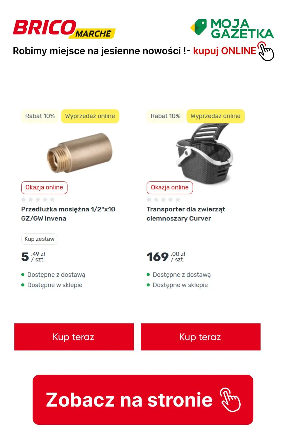gazetka promocyjna BRICOMARCHE Robimy miejsce na jesienne nowości! - Strona 5