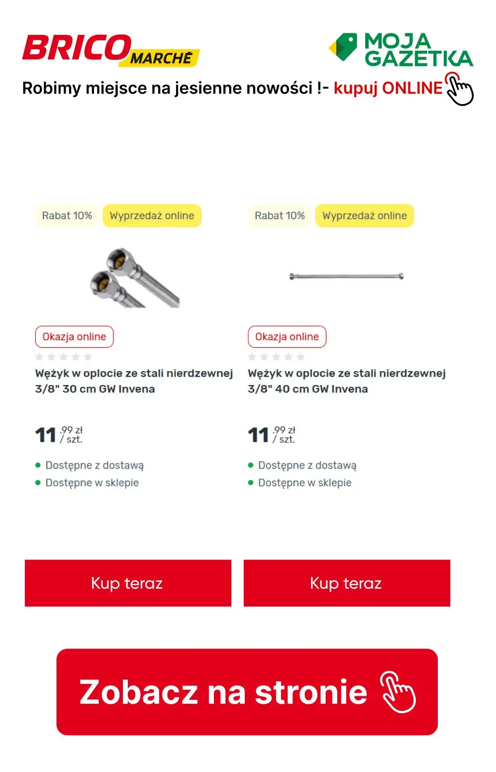 gazetka promocyjna BRICOMARCHE Robimy miejsce na jesienne nowości! - Strona 6