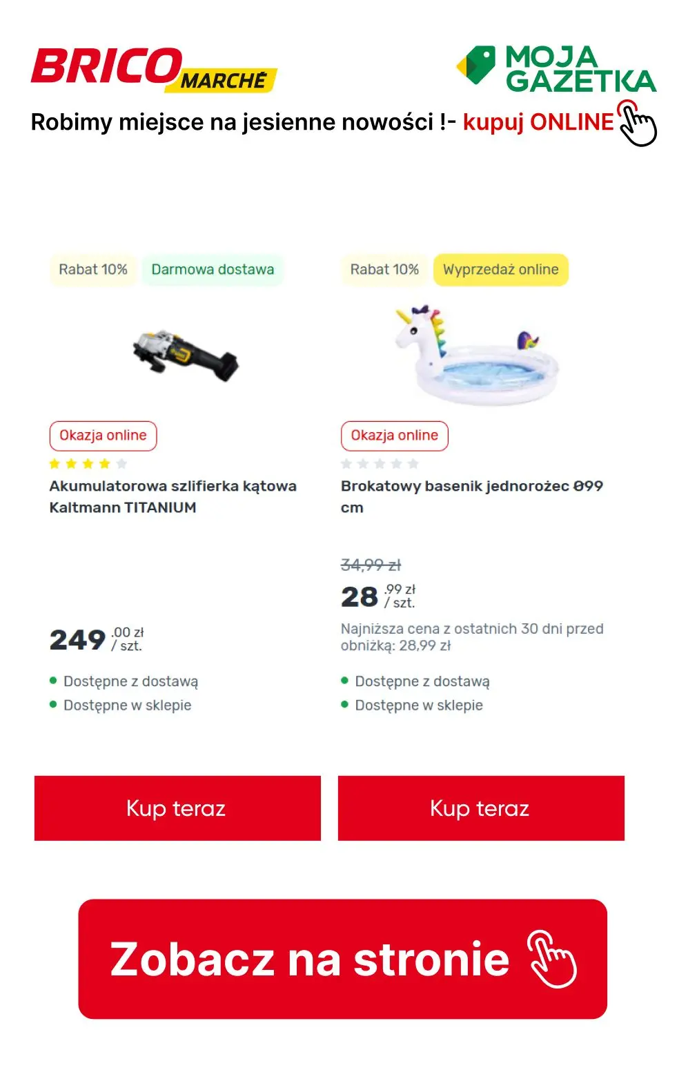 gazetka promocyjna BRICOMARCHE Robimy miejsce na jesienne nowości! - Strona 9