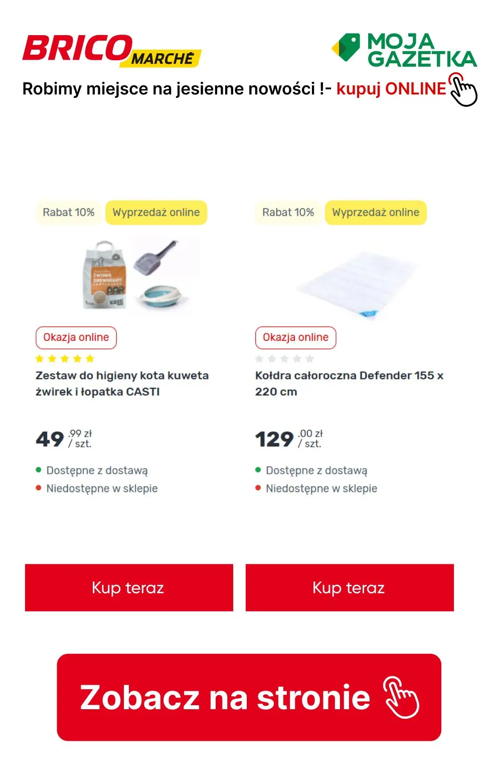 gazetka promocyjna BRICOMARCHE Robimy miejsce na jesienne nowości! - Strona 11