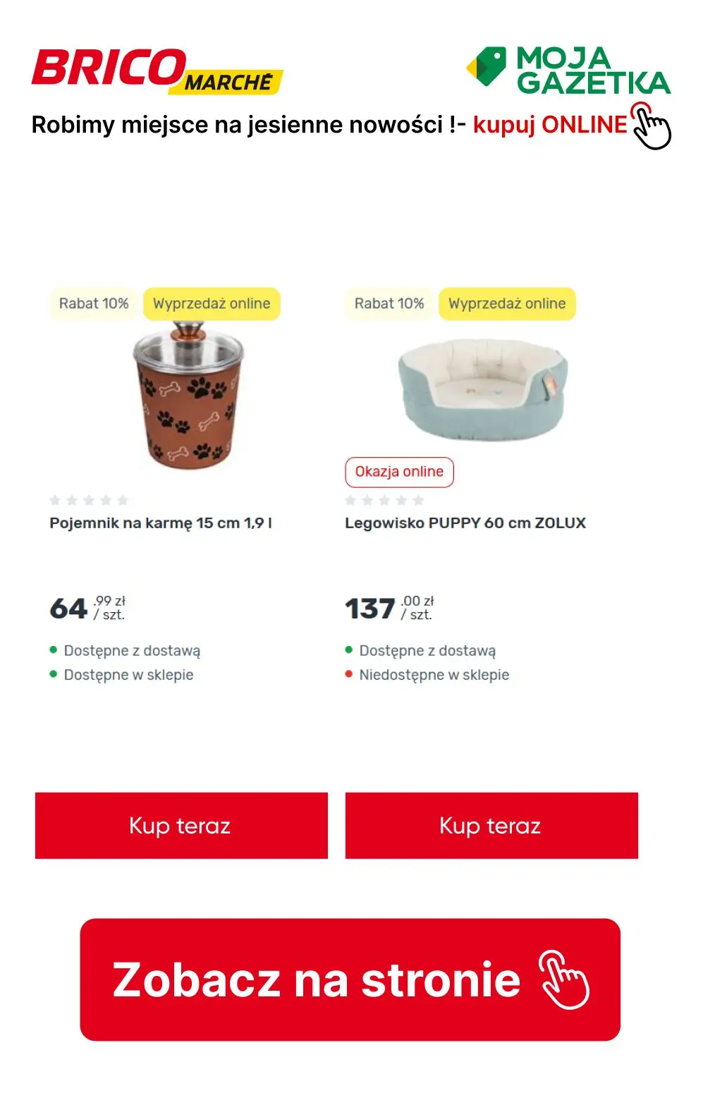 gazetka promocyjna BRICOMARCHE Robimy miejsce na jesienne nowości! - Strona 12