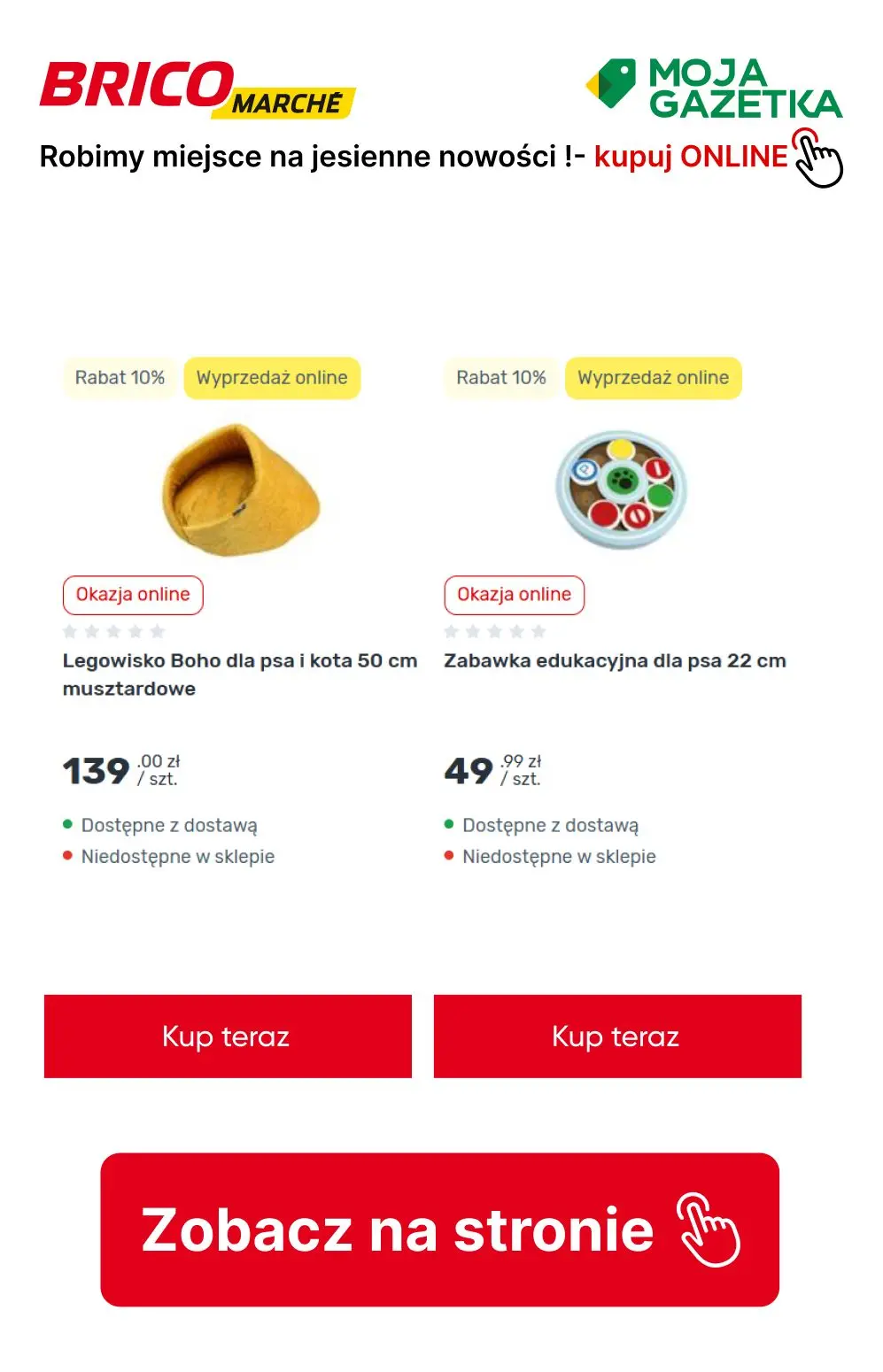 gazetka promocyjna BRICOMARCHE Robimy miejsce na jesienne nowości! - Strona 13