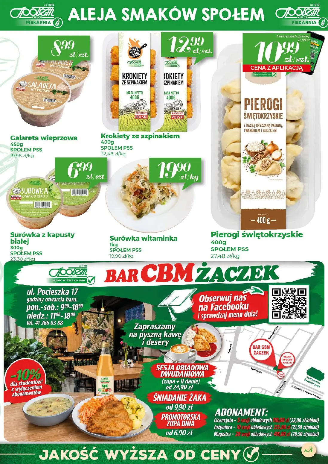 gazetka promocyjna Społem Kielce Gazetka spożywcza - Strona 3