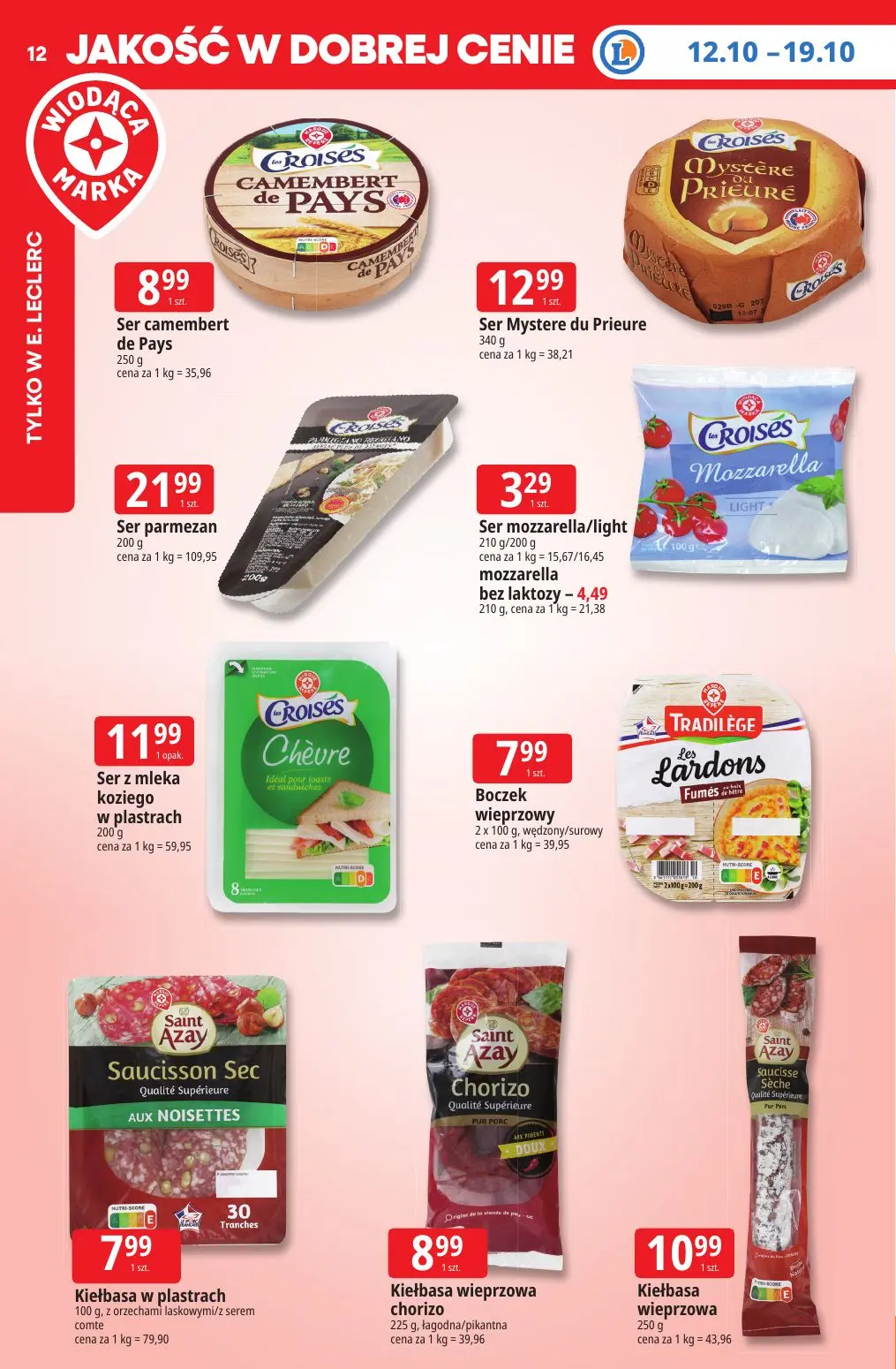 gazetka promocyjna E.Leclerc Tanio to tu! - Strona 12