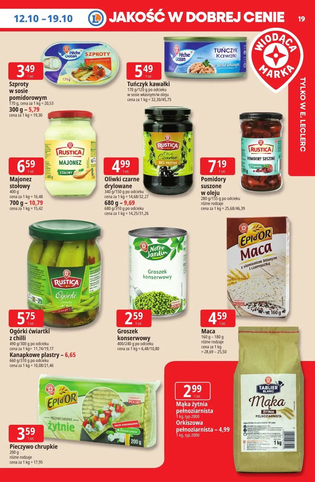 gazetka promocyjna E.Leclerc Tanio to tu! - Strona 19