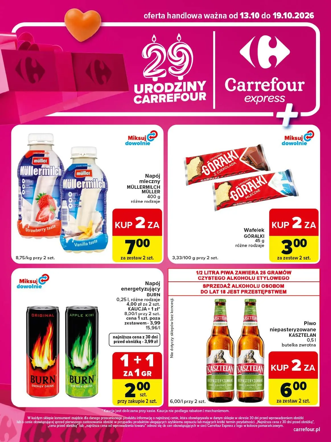 gazetka promocyjna Carrefour Express 29 Urodziny Carrefour - Strona 2