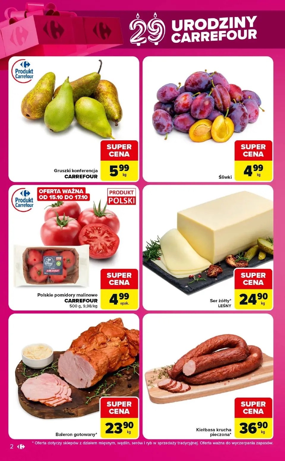 gazetka promocyjna Carrefour Market 29 Urodziny Carrefour - Strona 2