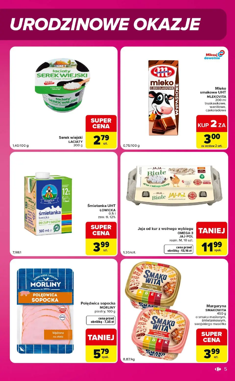 gazetka promocyjna Carrefour Market 29 Urodziny Carrefour - Strona 5