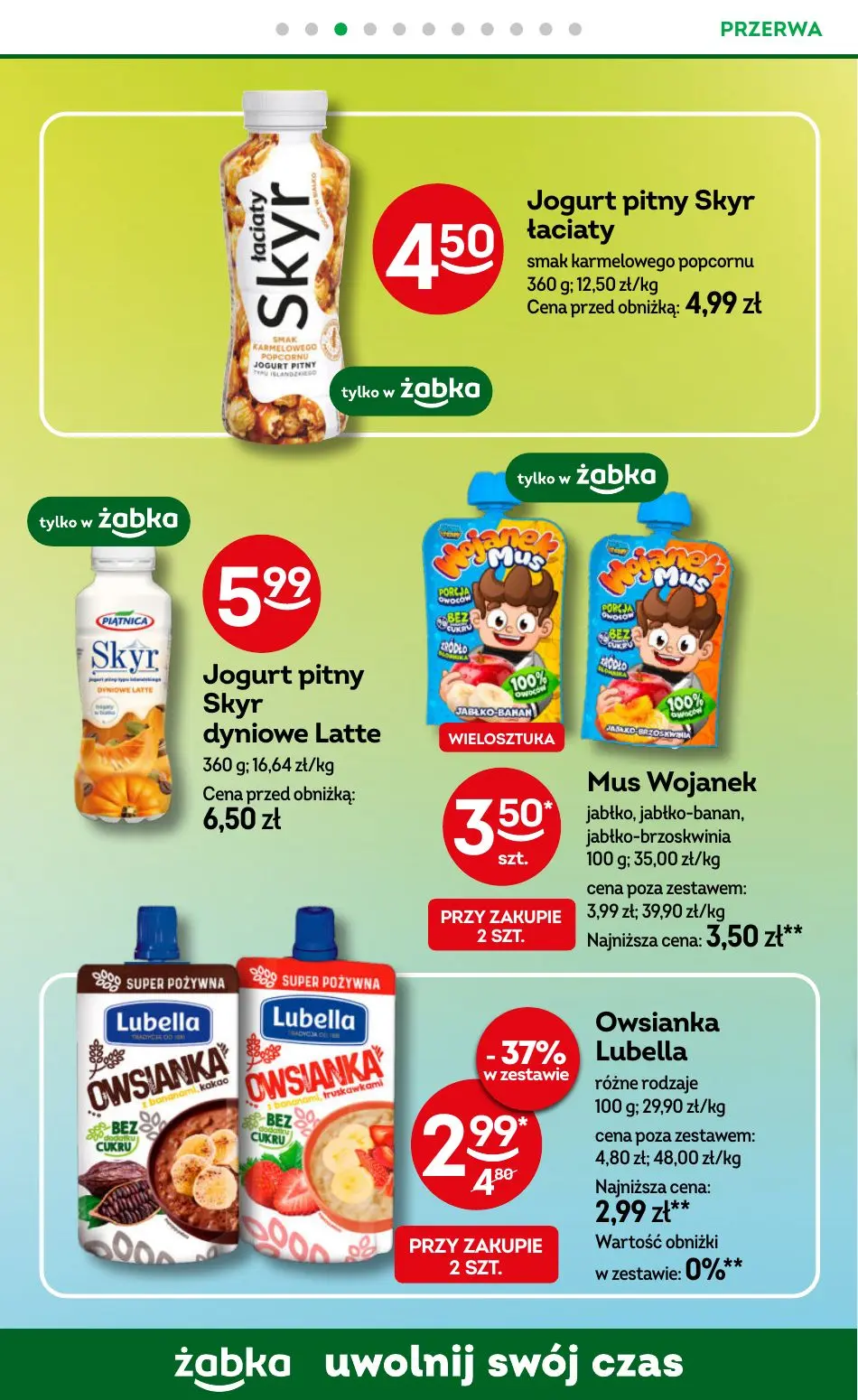 gazetka promocyjna Żabka Uwolnij swój czas - Strona 58