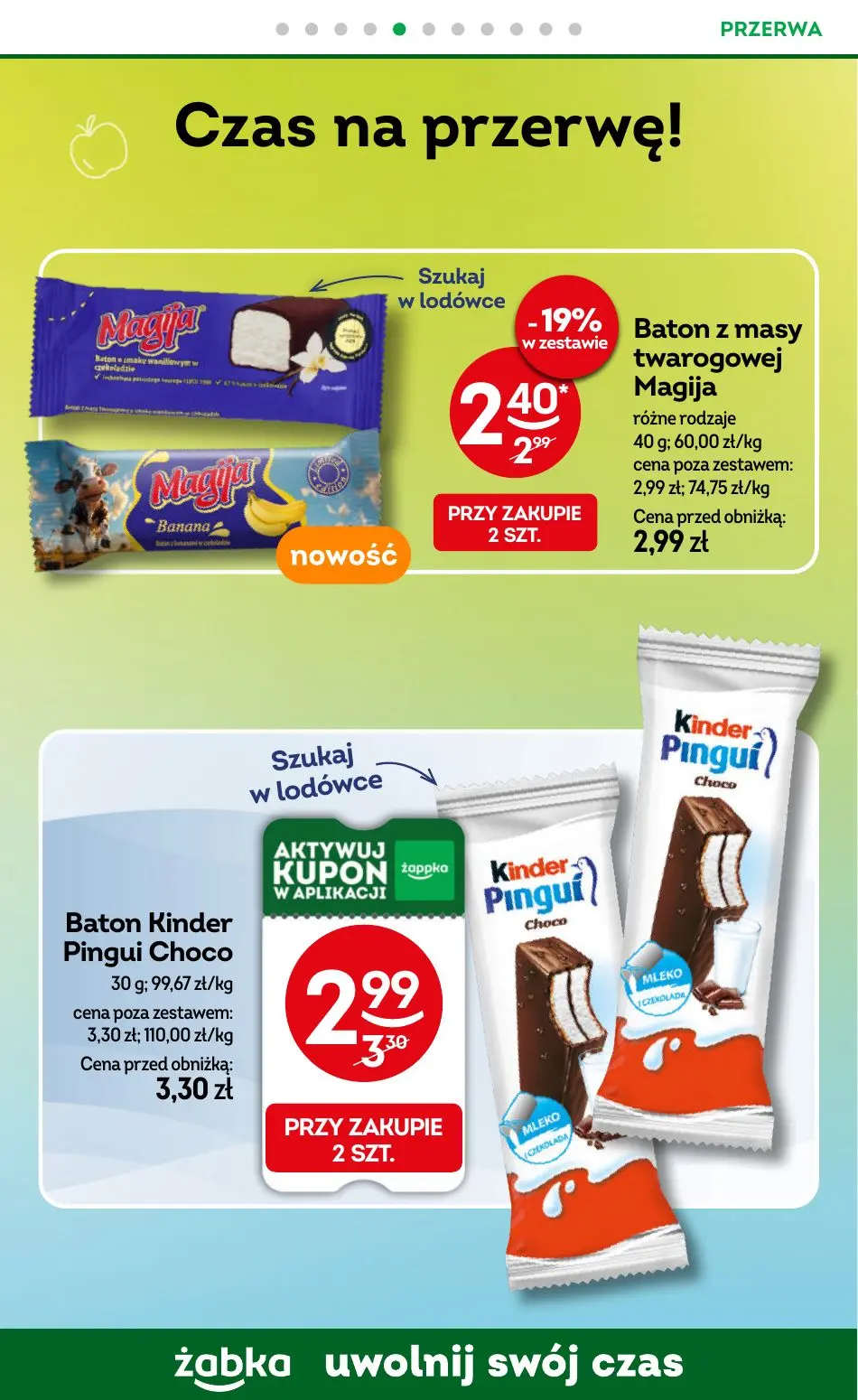gazetka promocyjna Żabka Uwolnij swój czas - Strona 60
