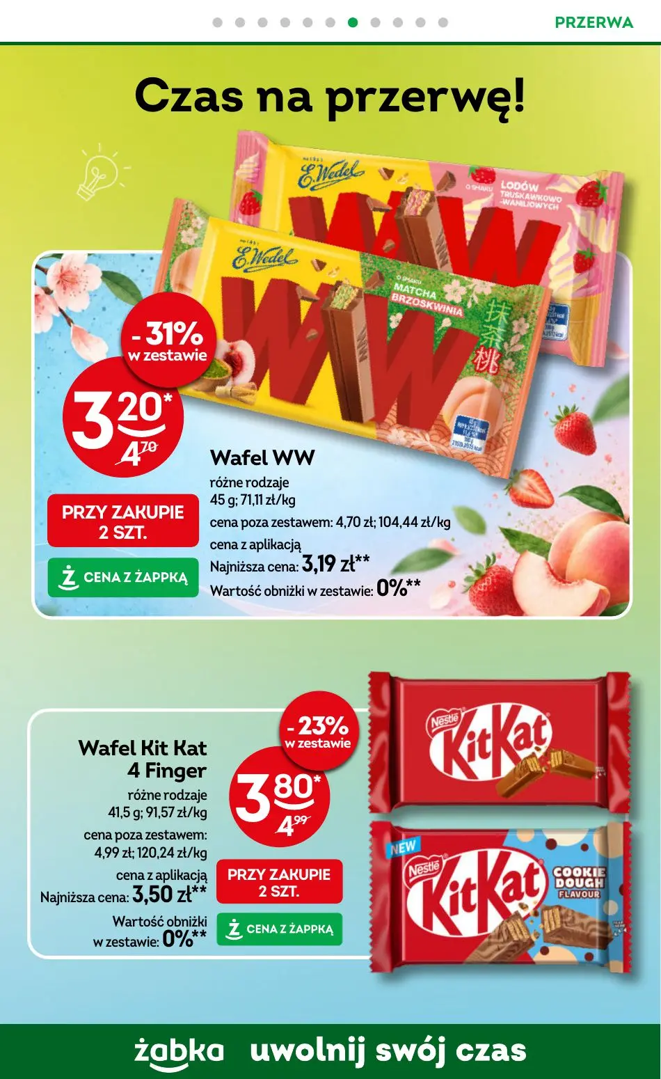 gazetka promocyjna Żabka Uwolnij swój czas - Strona 62