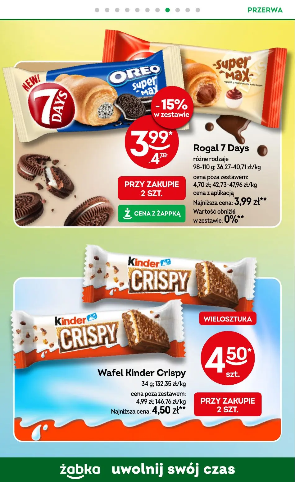 gazetka promocyjna Żabka Uwolnij swój czas - Strona 63