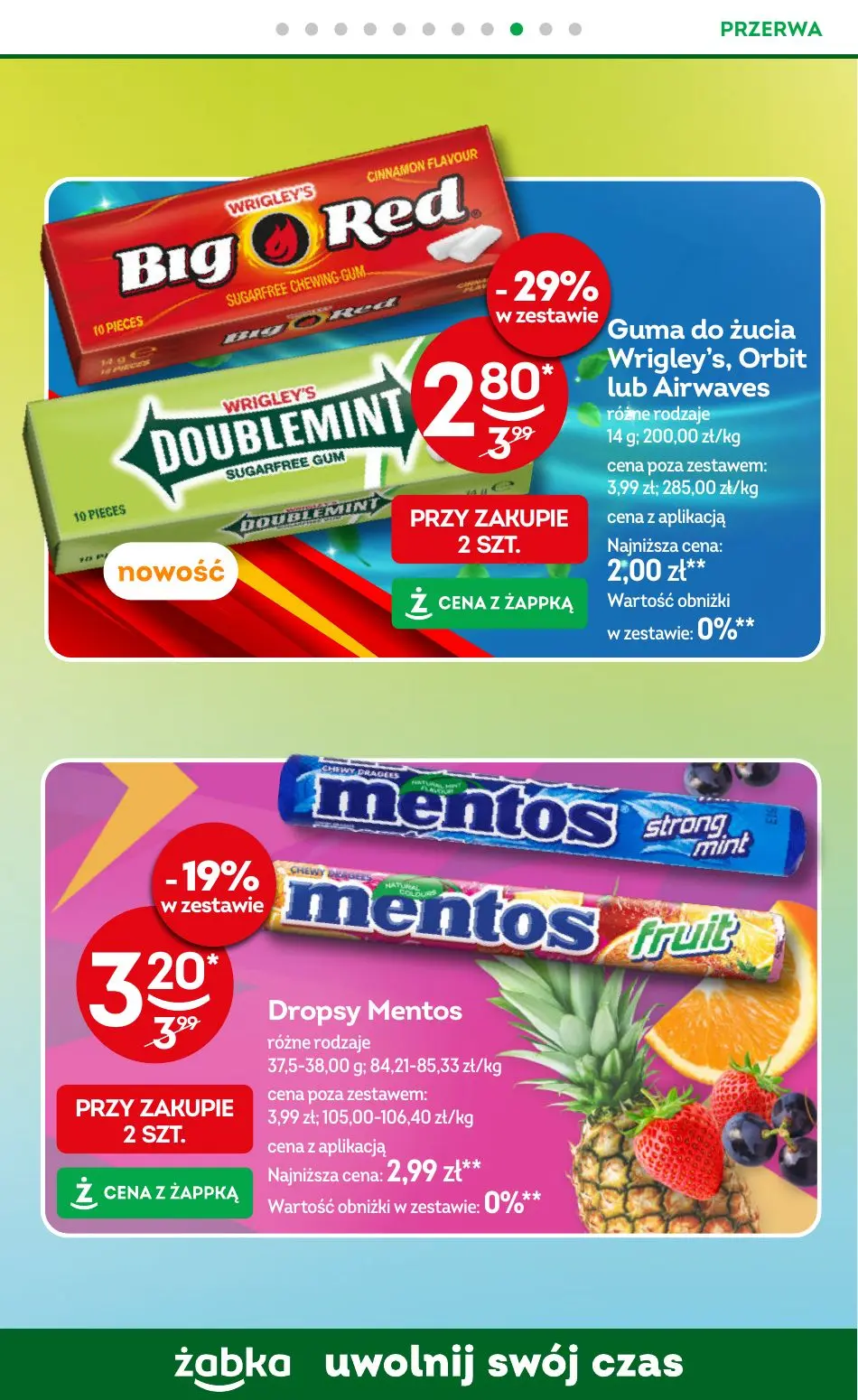 gazetka promocyjna Żabka Uwolnij swój czas - Strona 64