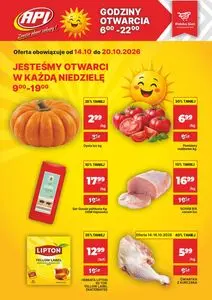 Gazetka promocyjna API MARKET, ważna od 2026-10-14 do 2026-10-20.