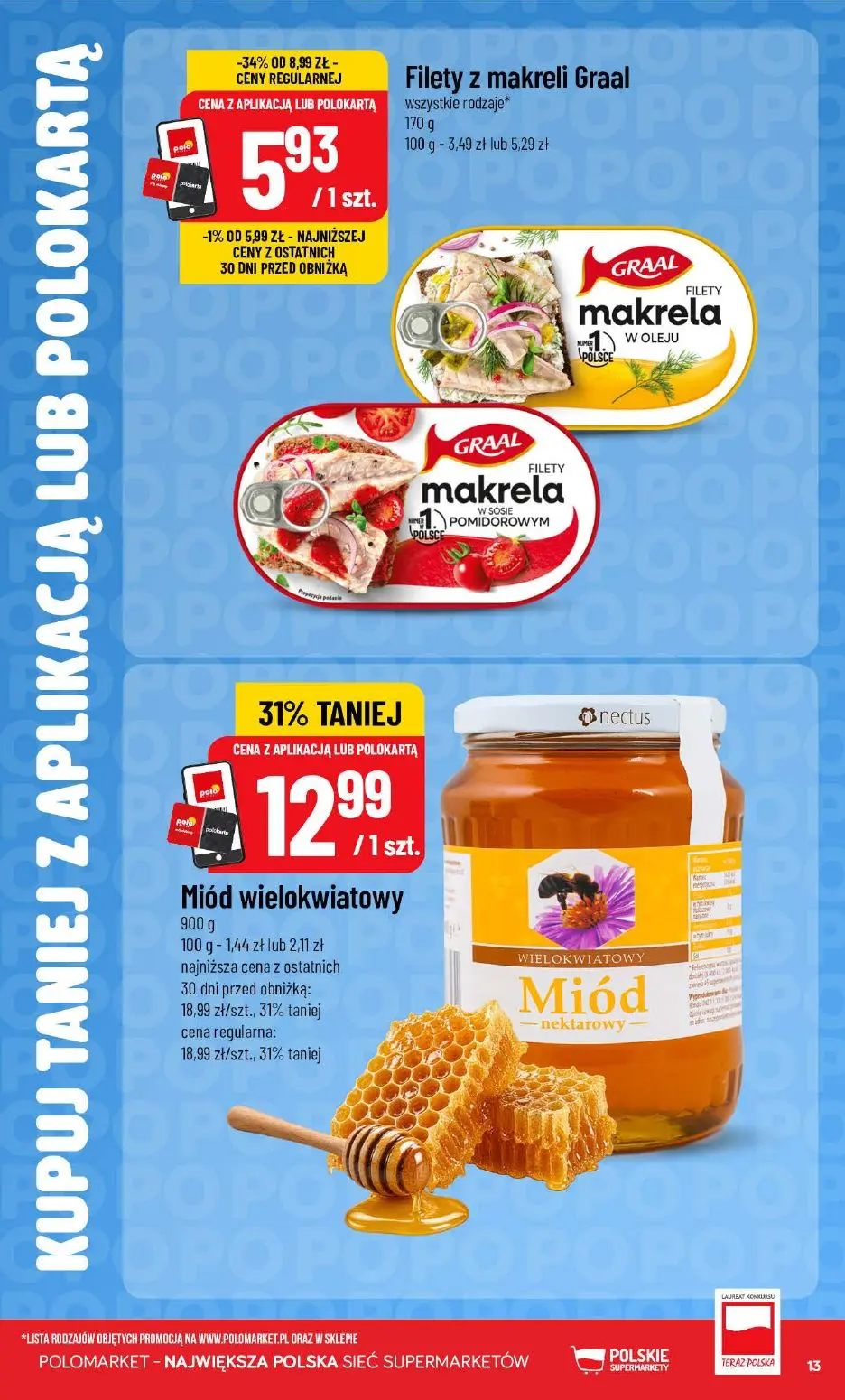 gazetka promocyjna POLOmarket Taniej z aplikacją! - Strona 13