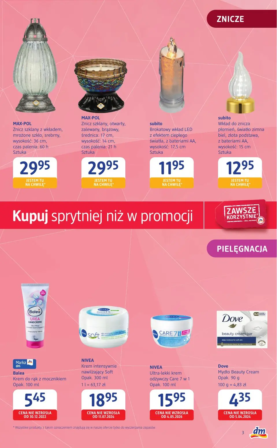 gazetka promocyjna Drogeria dm Kupuj sprytniej niż w promocji - Strona 3