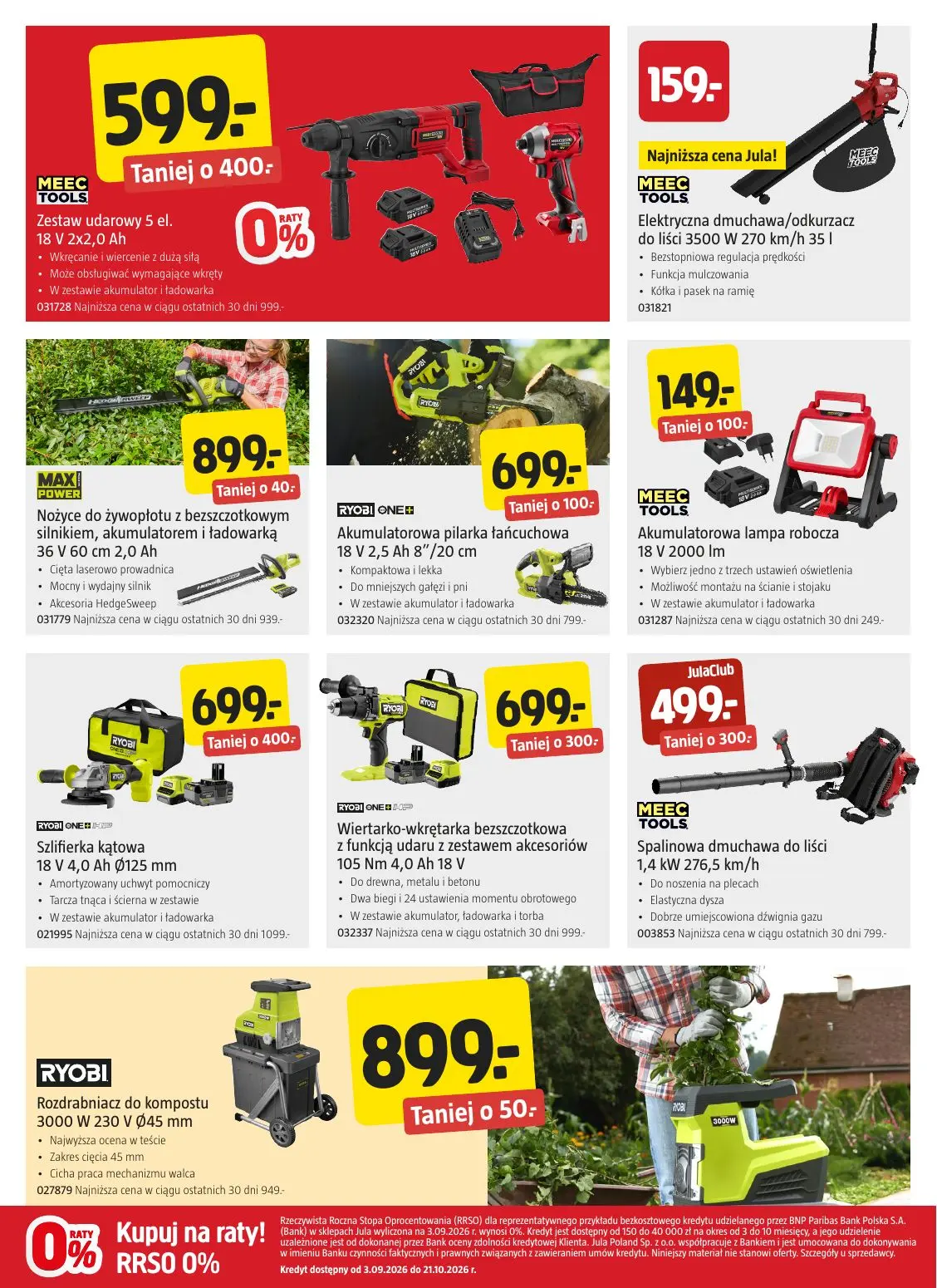 gazetka promocyjna JULA Niskie, jesienne ceny na nowe, ambitne projekty! - Strona 4