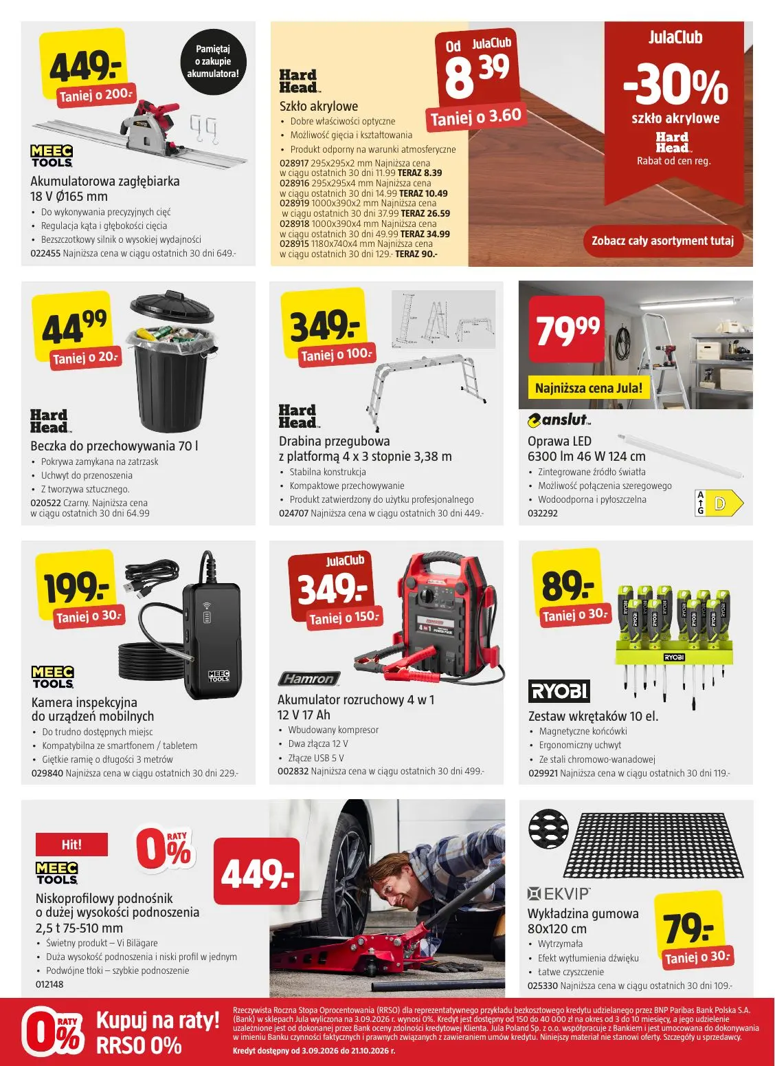 gazetka promocyjna JULA Niskie, jesienne ceny na nowe, ambitne projekty! - Strona 5