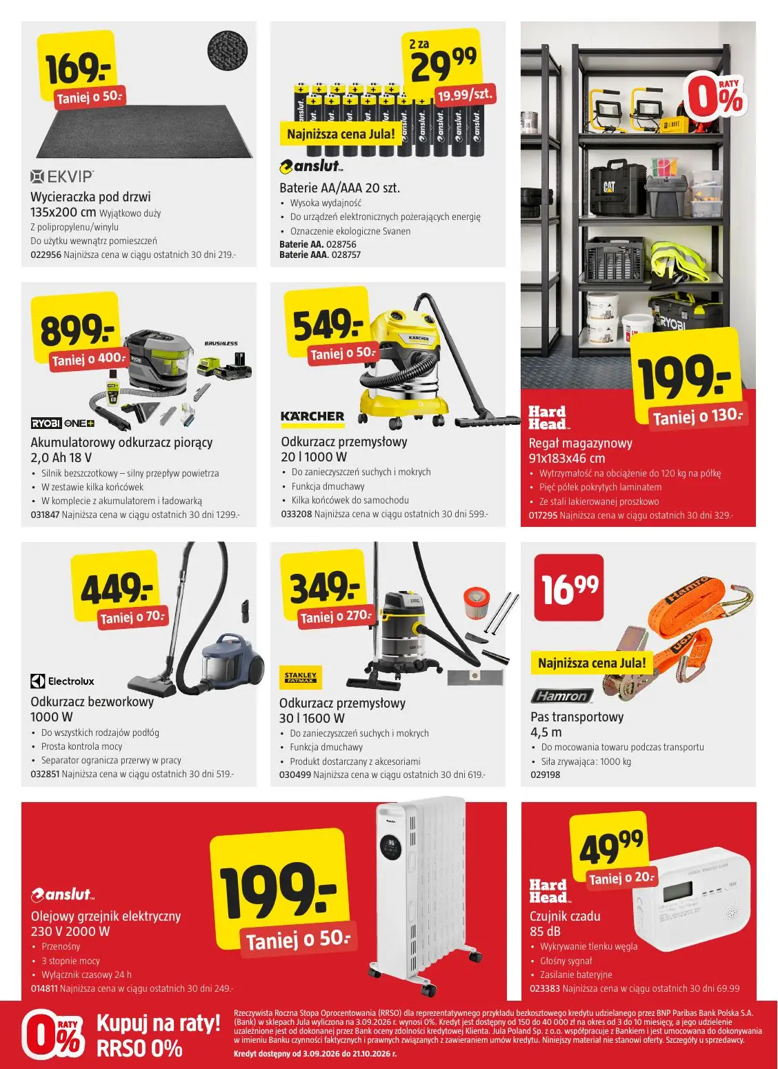 gazetka promocyjna JULA Niskie, jesienne ceny na nowe, ambitne projekty! - Strona 7