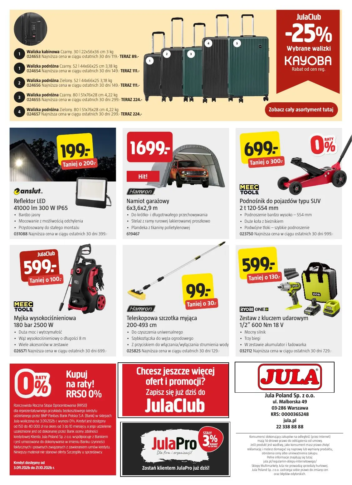 gazetka promocyjna JULA Niskie, jesienne ceny na nowe, ambitne projekty! - Strona 8