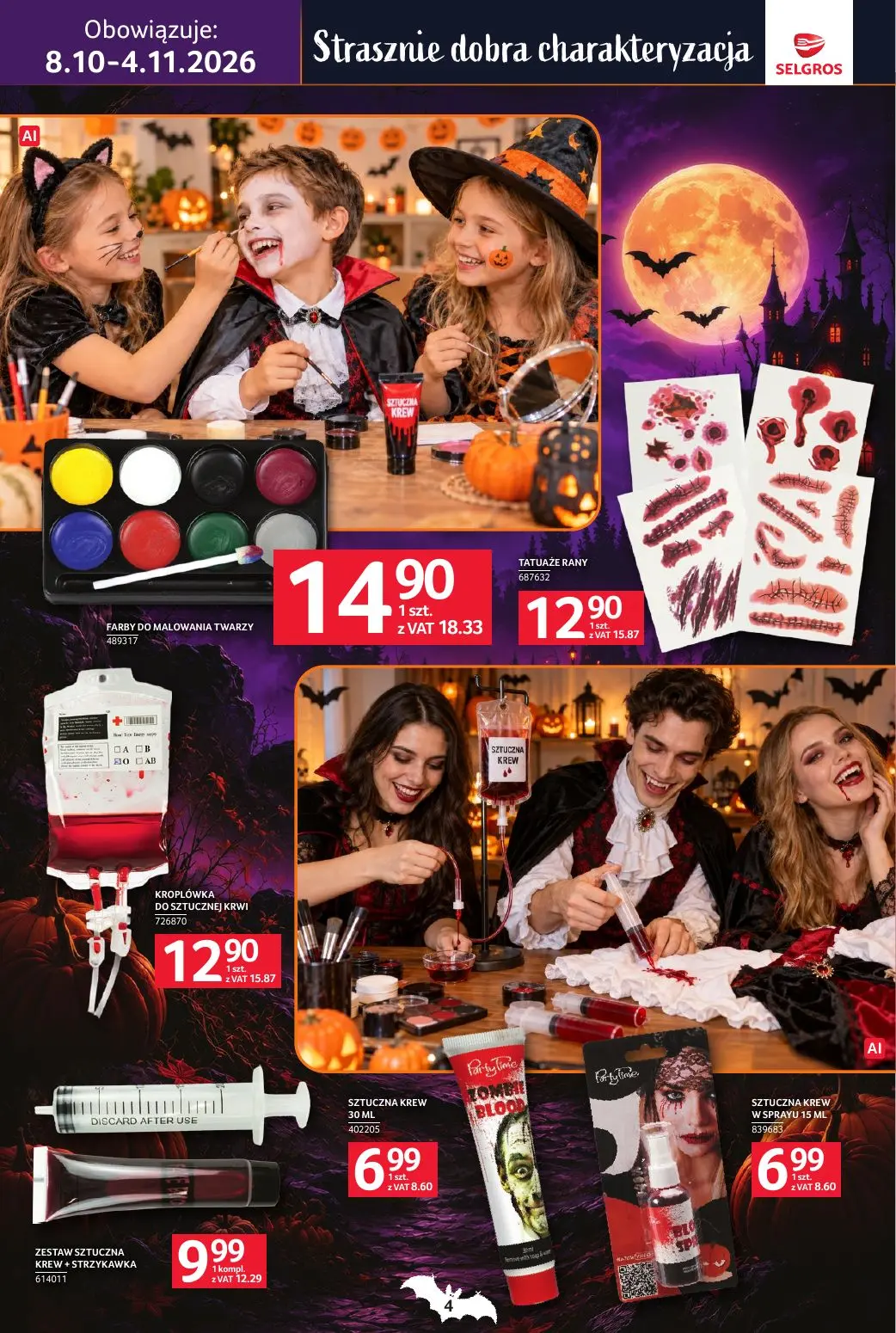 gazetka promocyjna SELGROS Katalog Halloween - Strona 4