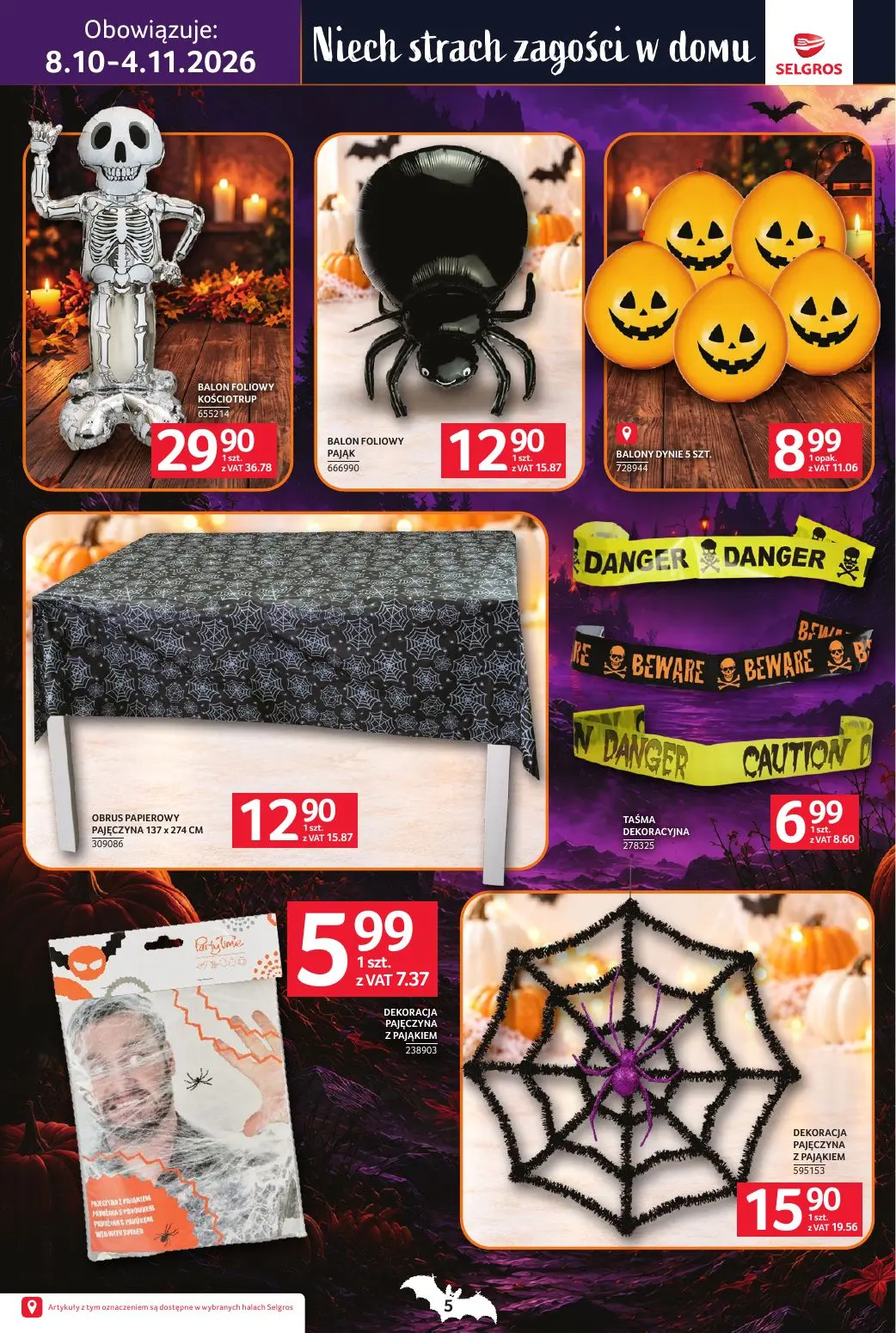 gazetka promocyjna SELGROS Katalog Halloween - Strona 5
