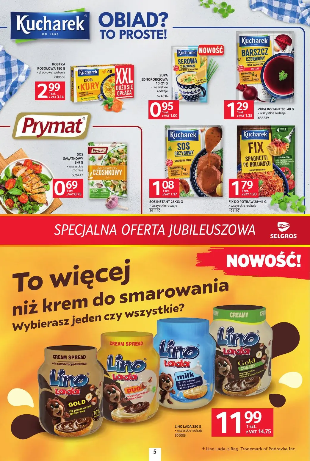 gazetka promocyjna SELGROS Specjalna Oferta Jubileuszowa - Strona 5