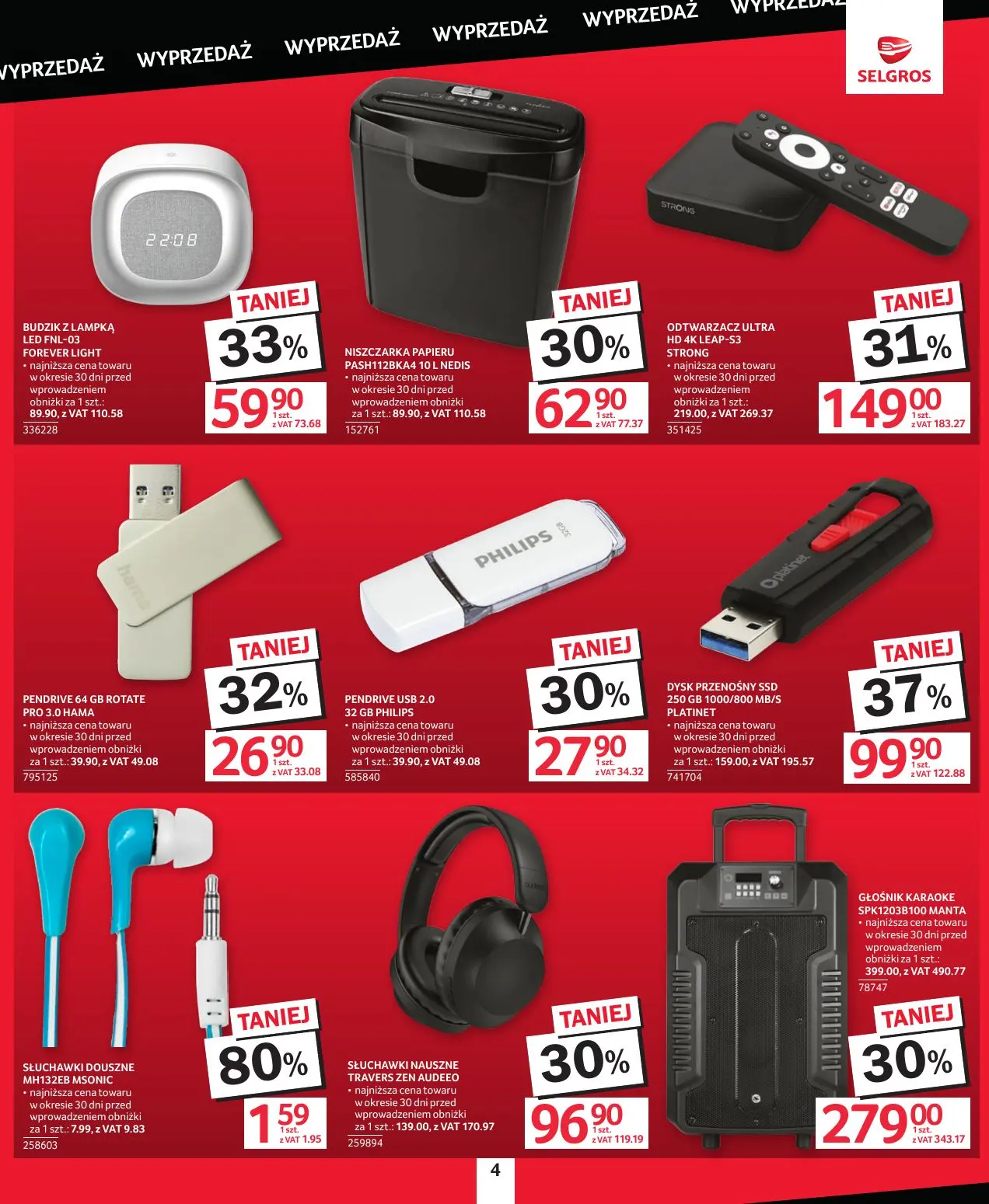 gazetka promocyjna SELGROS Totalna Wyprzedaż - Strona 4