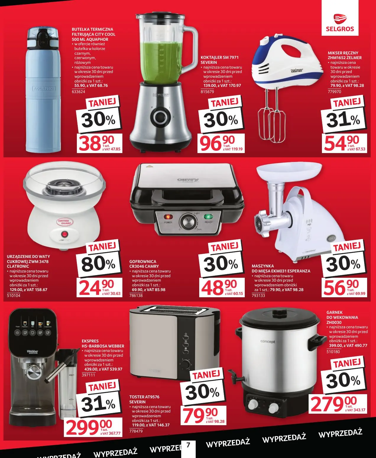 gazetka promocyjna SELGROS Totalna Wyprzedaż - Strona 7