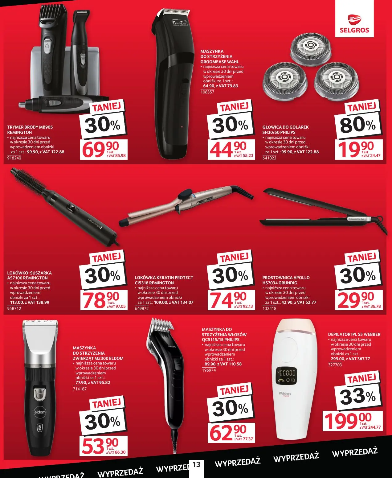 gazetka promocyjna SELGROS Totalna Wyprzedaż - Strona 13