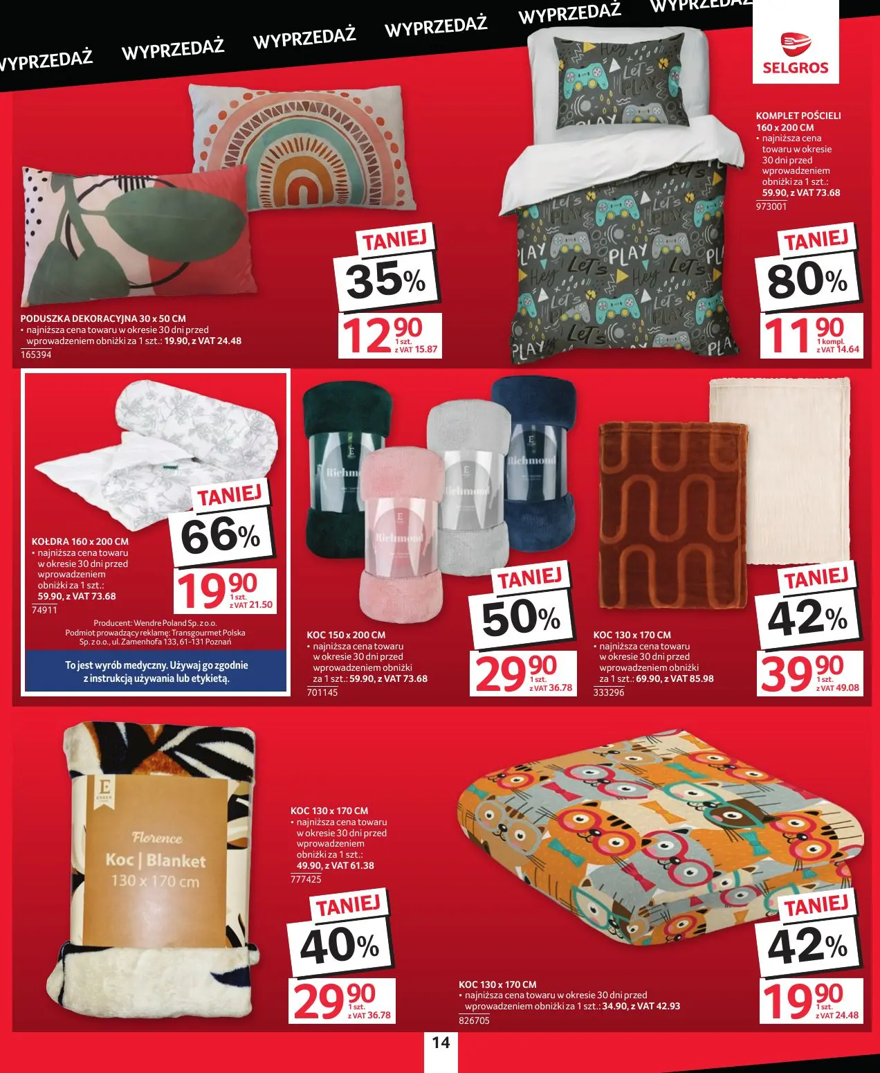 gazetka promocyjna SELGROS Totalna Wyprzedaż - Strona 14