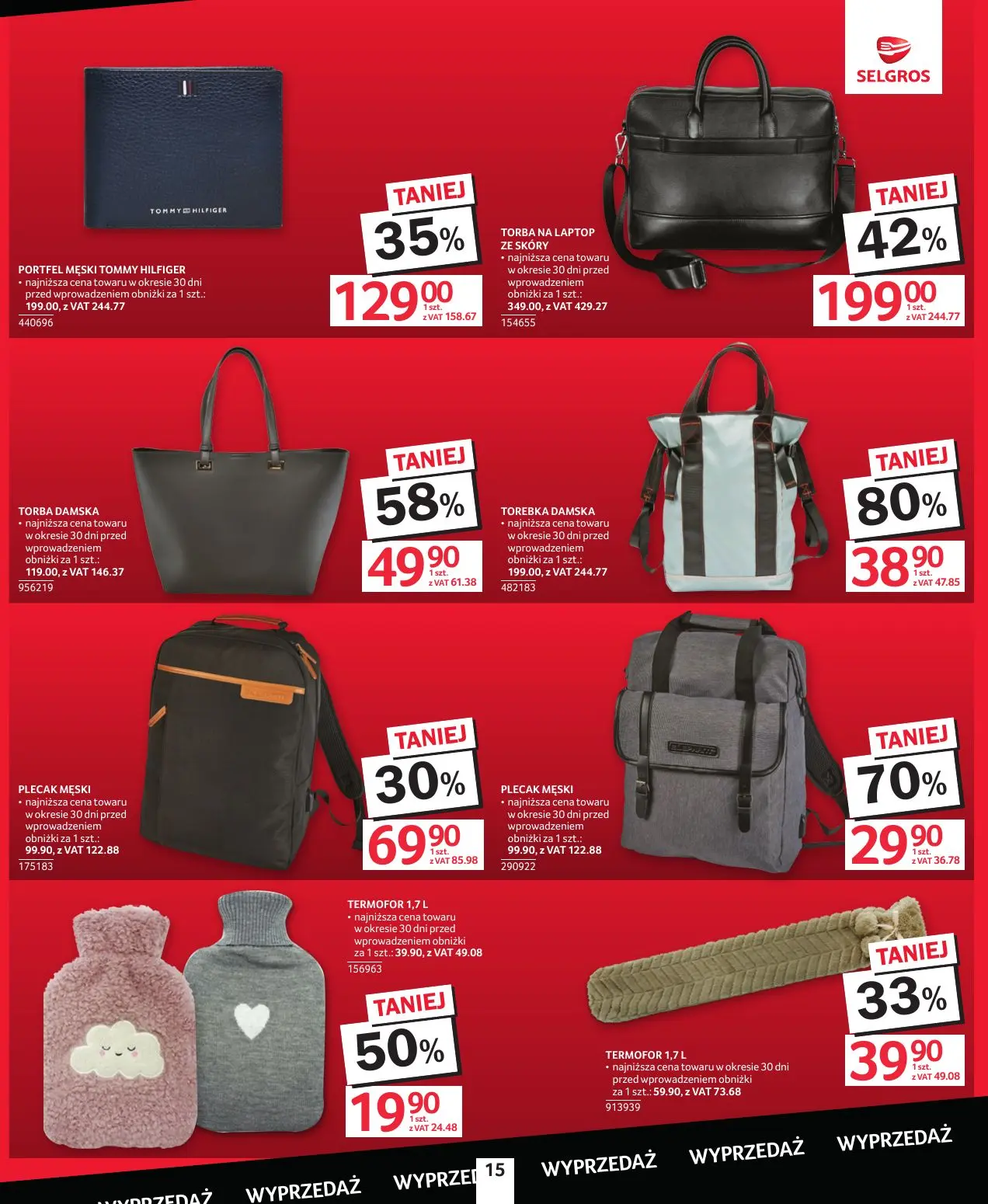 gazetka promocyjna SELGROS Totalna Wyprzedaż - Strona 15