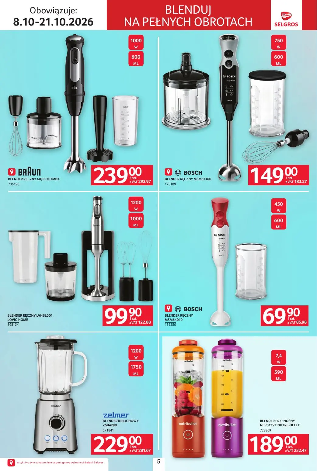 gazetka promocyjna SELGROS Katalog Elektro - Strona 5