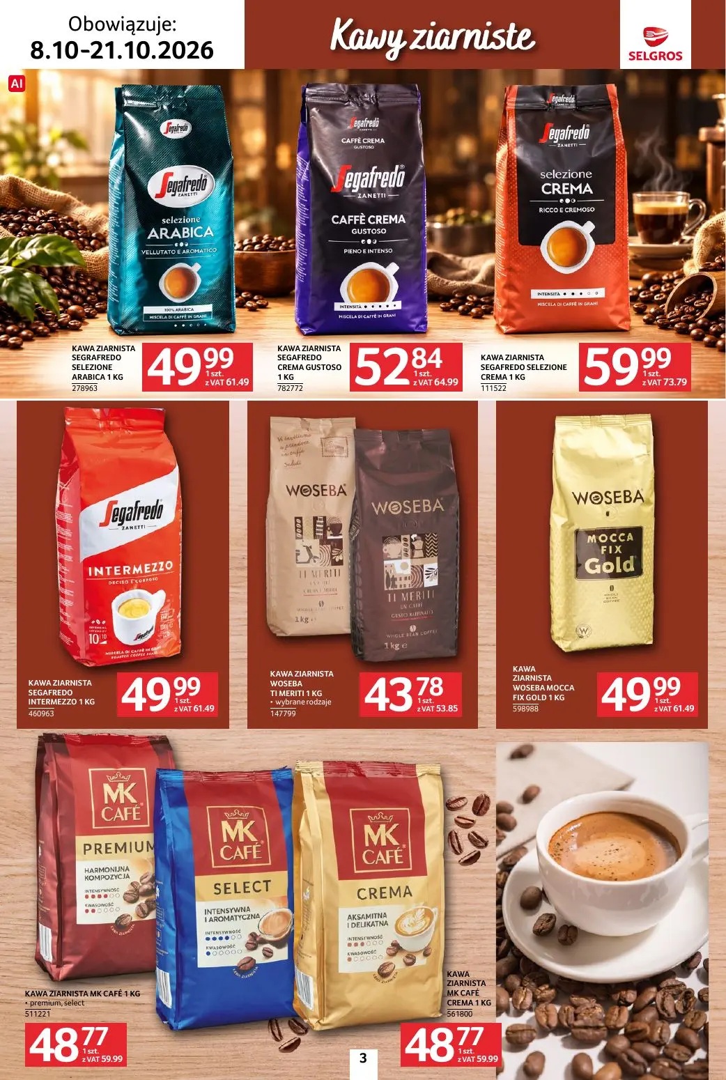 gazetka promocyjna SELGROS Katalog Kawa i herbata - Strona 3