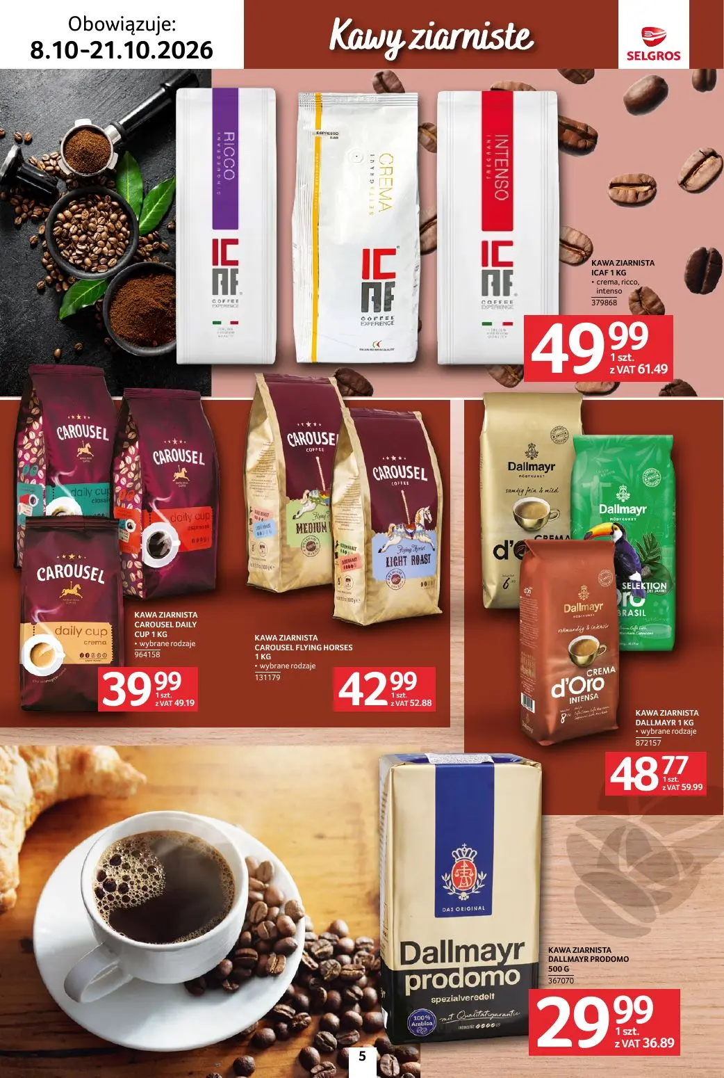gazetka promocyjna SELGROS Katalog Kawa i herbata - Strona 5