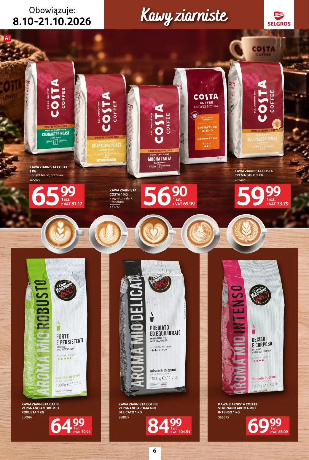 gazetka promocyjna SELGROS Katalog Kawa i herbata - Strona 6