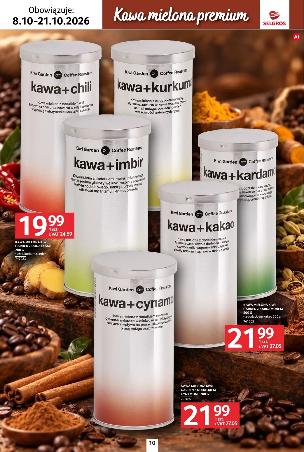 gazetka promocyjna SELGROS Katalog Kawa i herbata - Strona 10
