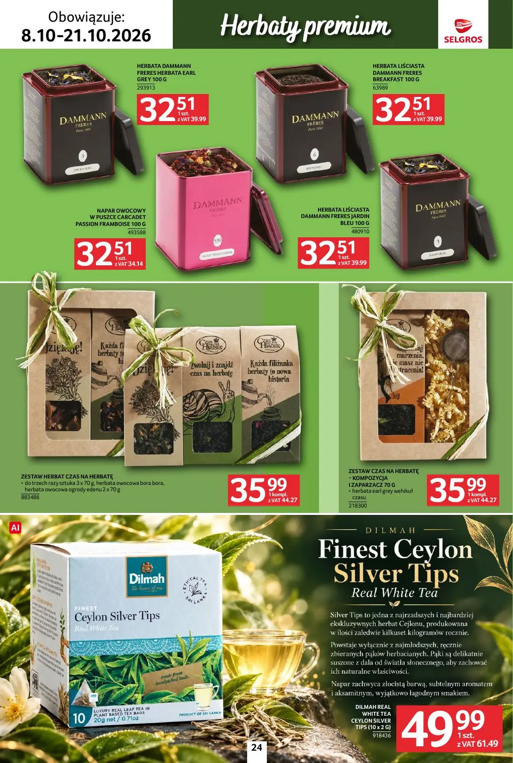 gazetka promocyjna SELGROS Katalog Kawa i herbata - Strona 24
