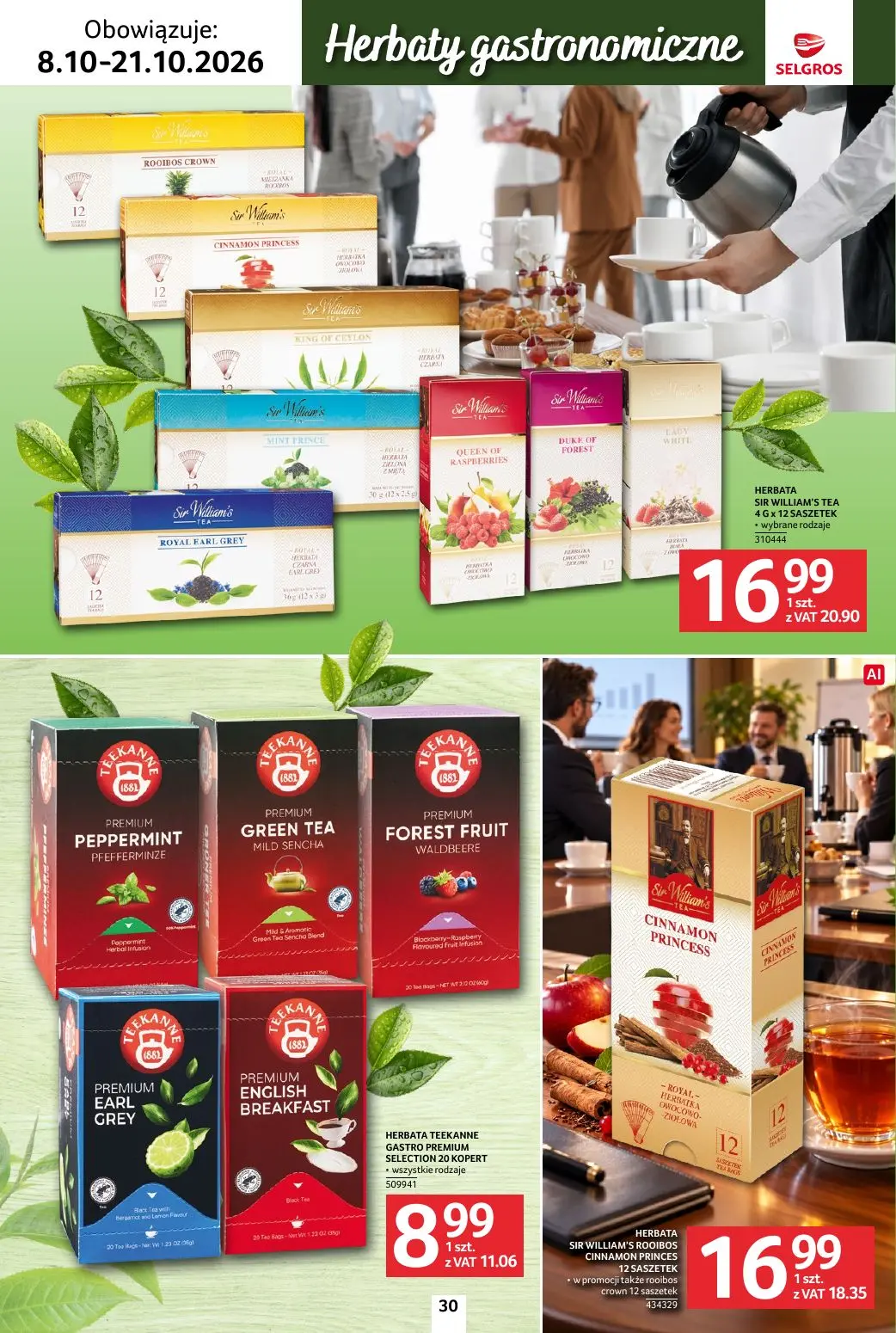 gazetka promocyjna SELGROS Katalog Kawa i herbata - Strona 30