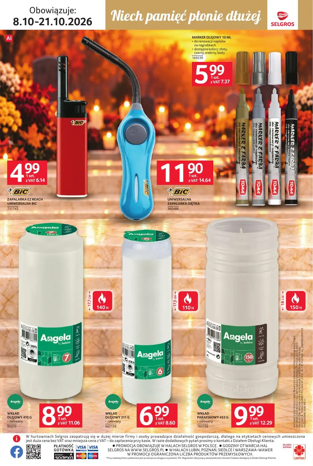 gazetka promocyjna SELGROS Katalog Wszystkich świętych

 - Strona 9