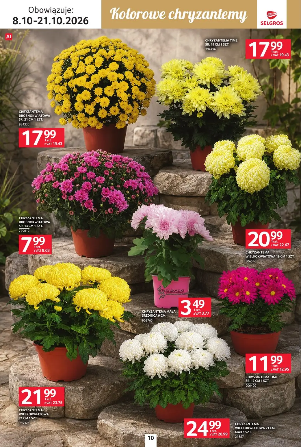 gazetka promocyjna SELGROS Katalog Wszystkich świętych

 - Strona 10