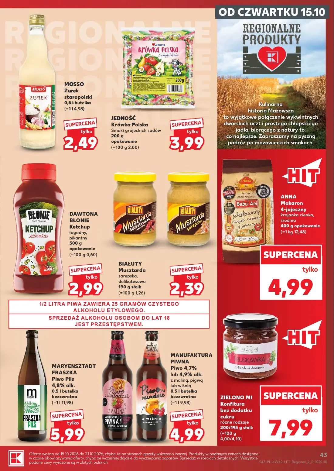 gazetka promocyjna Kaufland Jest fresz - Strona 43