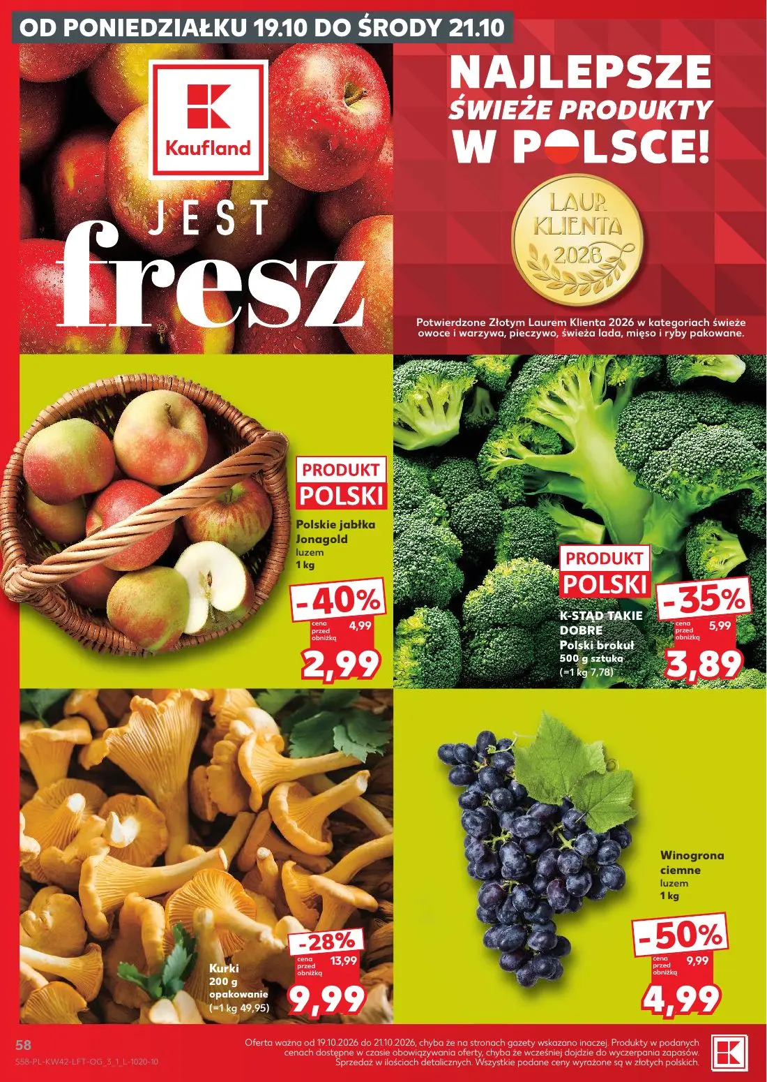 gazetka promocyjna Kaufland Jest fresz - Strona 58