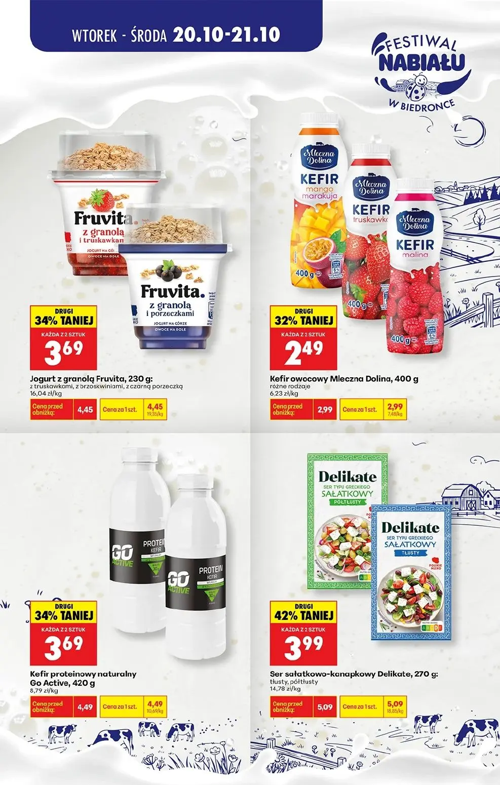 gazetka promocyjna Biedronka Festiwal nabiału - Strona 2